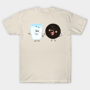 happy cookie and milk T-Shirt